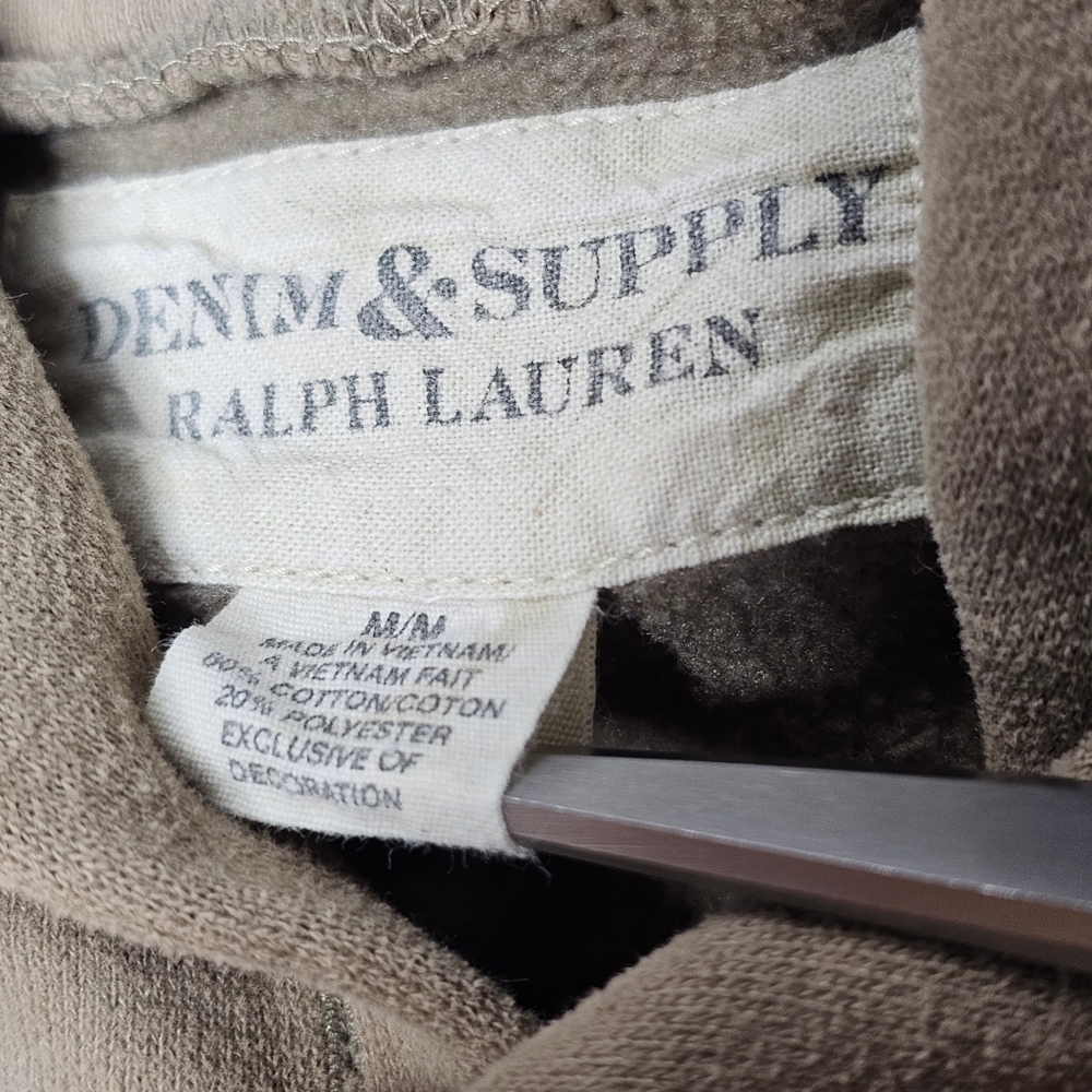 Denim And Supply Ralph Lauren Embroidery Chain Stitch Hoodie Size Med. - Picture 14 of 16